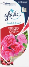 Glade Touch & Fresh 10Ml Peony&Cherry Ilmanraikastin Täyttöpakkaus
