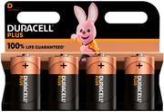 Duracell 4Kpl Plus Power D Alkaliparisto (5000394142039)