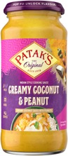 Patak's Creamy Coconut & Peanut Currykastike 450G (5011308303361)