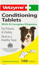 Vetzyme Koiran Yleiskuntotabletti 100Kpl (5012335513808)