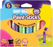 Little Brian Paint Sticks Day Glow 6 Kpl Maalauspuokkoa