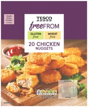 Tesco Free From 400G Kananugetteja Gluteeniton 20Kpl Pakaste (5053526751005)