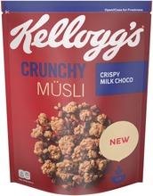 Kellogg's Crunchy Müsli Crispy Milk Choco 400G