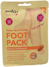 Derma V10 Jalkanaamio Hunaja & Manteli 45G (5060337728560)