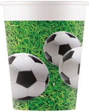 Football Party Pahvimuki 200Ml 8 Kpl (5201184934647)
