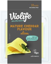Violife 100% Vegan Mature Cheddar Flavour Slices 200G (5202390016912)