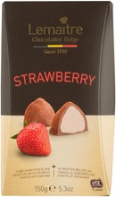 Lemaitre 150G Strawberry Double Coated Tryffeli (5410233510224)