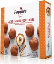 Poppies Salted Caramel Profiteroles 240G (5411823867933)