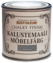Rust-Oleum Chalky Finish 125Ml Kalustemaali Runsaspigmenttinen Hajuton Vesiohenteinen Harmaa