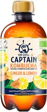400Ml The Gutsy Captain Kombucha Ginger Lemon, Inkiväärin Ja Sitruunan Makuinen Kombucha-Juoma Luomu (5600787049664)