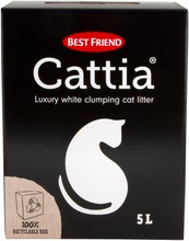 Best Friend Cattia Paakkuntuuva Valkoinen Kissanhiekka 5L (5700551260636)