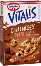 Dr. Oetker Vitalis Crunchy Double Chocolate Mysli 450G (5701073028742)