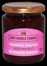 Den Gamle Fabrik Enemmän Marjaa Vähemmän Sokeria Vadelmahillo 290G (5701211016570)