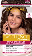 L'oréal Paris Excellence Creme 5 Natural Light Brown Ruskea Kestoväri 1Kpl (5703147063451)