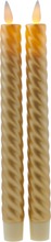 Sirius Sara Tall Led-Kruunukynttilä Kulta 2Kpl 25Cm (5707310811221)
