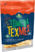 Arla Tolkuttomat Juustot Tomera Tex Mex Mozzarella-Cheddar Raaste 150 G (5711953137990)