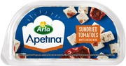 Apetina 100/70G Snack Aurinkokuivatut Tomaatit Ja Välimerelllisiä Juustokuutioita Öljyssä (5760466987806)