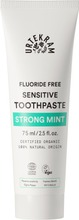 Urtekram Luomu Sensitive Hammastahna Strong Mint Fluoriton75ml (5765228836170)