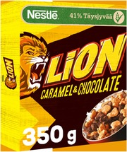 Nestlé Lion 350G Suklaan Ja Toffeen Makuisia Vehnä-Riisimuroja