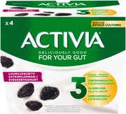 Danone Activia Luumujogurtti 4X125g (5900643034989)