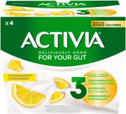 Danone Activia Sitruunajogurtti 4X125g (5900643034996)