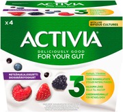 Danone Activia Metsämarjajogurtti 4X125g (5900643035009)