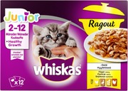 Whiskas Junior Ragout Siipikarjalajitelma Hyytelössä 12X85g (5900951273131)