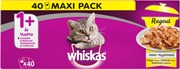Whiskas 1+ Ragout Siipikarjalalajitelma Hyytelössä 40X85g (5900951274145)