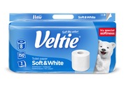 Veltie 8Rl Wc-Paperi Softwhite 3Krs (5901478007964)