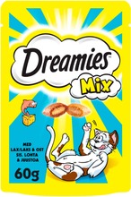 Dreamies Mix Lohi & Juusto 60G (5998749123621)