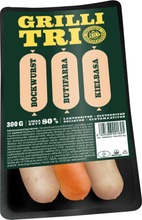 Helsingin Makkaratehdas Grillitrio 300G (6405366001625)