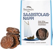 Perheleipuri Salonen Saaristolaisnappi 8/310G Ruisleipä, Halkaistu (6405506022558)