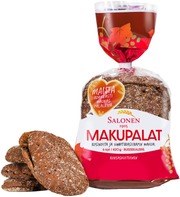 Perheleipuri Salonen Makupalat 6 Kpl Pss 420G Ruissekaleipä, Halkaistu (6405506127123)