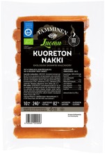 Tamminen Luomu Kuoreton Nakki 10Kpl/240G (6405691025808)