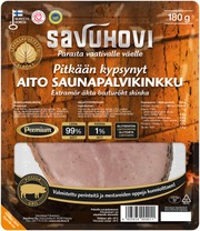 Savuhovi Oy Pitkään Kypsynyt Aito Saunapalvikinkku 180G (6405834004011)