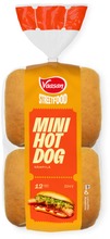 Vaasan Street Food Mini Hot Dog Bun Classic  324G 12 Kpl (6408180733338)