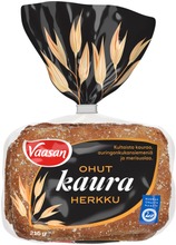 Vaasan Ohut Kauraherkku 215 G 6 Kpl Kaurasekaleipä (6408180734113)