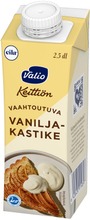 Valio Vaahtoutuva Vaniljakastike 9 % 2,5 Dl Uht Laktoositon (6408430014897)