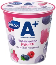 Valio A+ Lisäaineeton Jogurtti 150 G Mustikka-Vadelma Laktoositon (6408430023554)