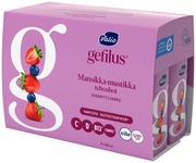 Valio Gefilus Tehoshot 8X100 Ml Mansikka-Mustikka Rasvaton Laktoositon (6408430026029)