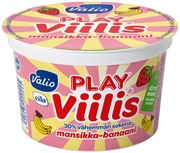 Valio Play Viilis 200 G Mansikka-Banaani Laktoositon