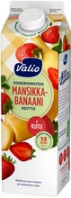 Valio Mansikka-Banaanikeitto+Kuitu 1 Kg Sokeroimaton (6408430062638)