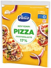 Valio Kevyempi Pizzajuusto 17 % E150 G Raaste (6408430342716)