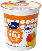 Valio Kerrosviili 1 % 200 G Persikka-Mango Laktoositon (6408430407972)