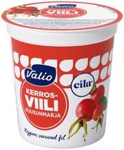 Valio Kerrosviili 1 % 200 G Ruusunmarja Laktoositon (6408430407989)
