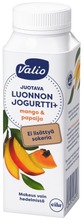 Valio Luonnonjogurtti+ Juotava 2,5 Dl Mango & Papaija Ei Lisättyä Sokeria, Laktoositon (6408430408498)