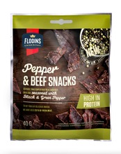 Flodins Pepper Beef Snack 40 G (6409100054137)