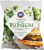 Hk Vihreät Kasvisburgeri 100G (6409100078782)