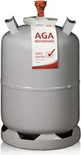 Aga 11Kg Nestekaasutäyttöpullo Teräs, Kierreventtiili (6409602280348)