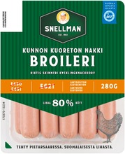 Snellman Kunnon Kuoreton Broilerinakki 280G (6409620010705)